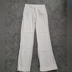 Old Navy Off White Linen Blend Pants
